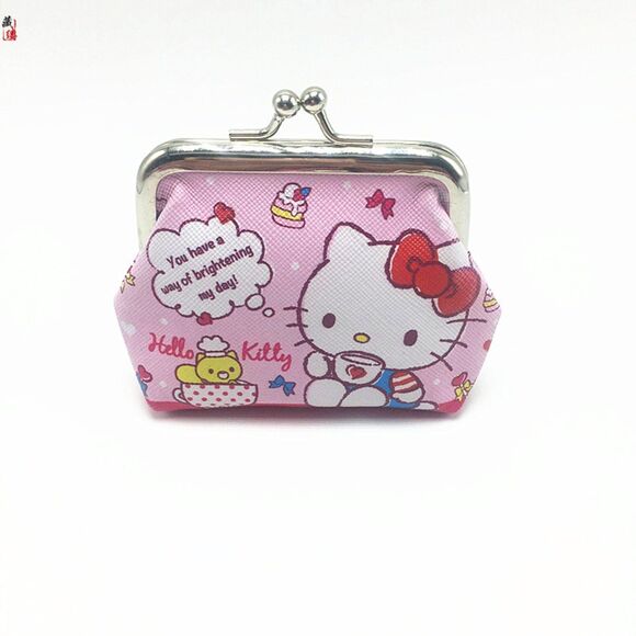 Hello Kitty Cartoon Coin Purse Small Wallet - Picture 1 of 2